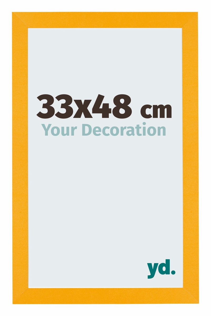 Your Decoration - Puzzellijst 33x48 cm - Geel - Puzzellijst 500-1000 stukjes - MDF Fotolijst - Mura