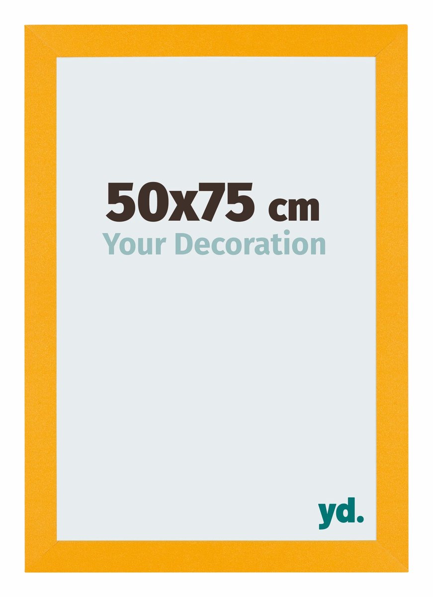 Your Decoration - Puzzellijst 50x75 cm - Geel - Puzzellijst 500-1000 stukjes - MDF Fotolijst - Mura