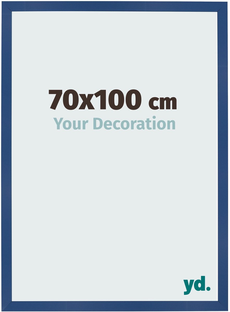 Your Decoration - Fotolijst 70x100 cm - MDF - Donkerblauw - Bologna