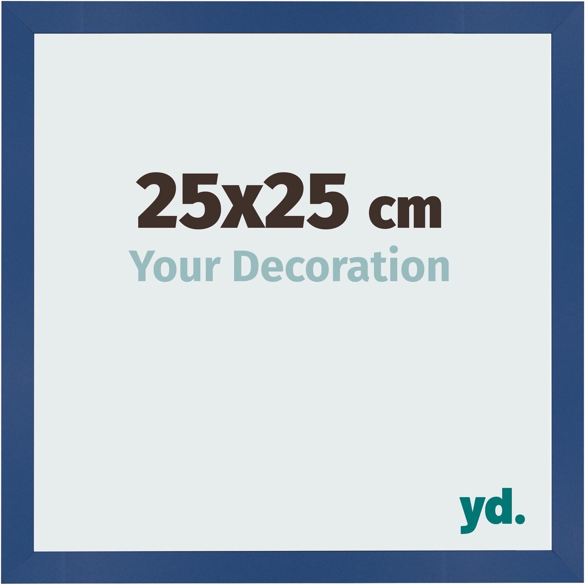Your Decoration - Fotolijst 25x25 cm - MDF - Donkerblauw - Bologna