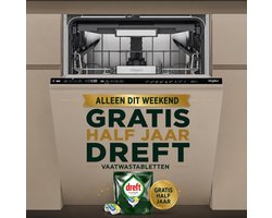 Whirlpool | W7IHP40LC | inbouw vaatwasser | Besteklade | Automatische deuropening - Zeer stille machine met 40 dB(A)!