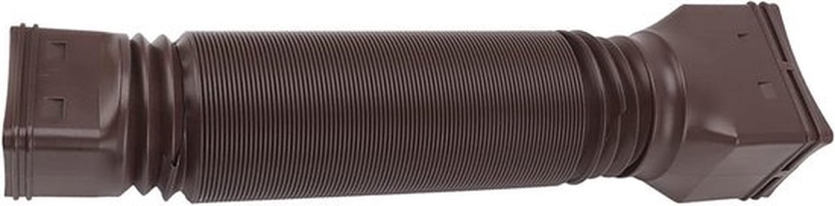 Regengoot Extensies voor Intrekbare en Flexibele Afvoer - Regenpijp Accessoires in Bruin Kleur