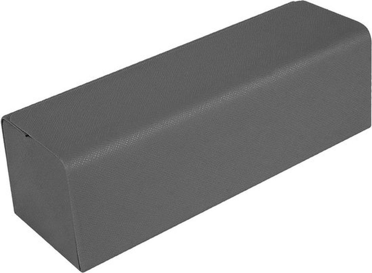 Grote zonnebrillenhoes, grote brillenhoes voor zonnebrillen, brillenreistas compatibel met [Merkmodel 1] [Merkmodel 2] [Merkmodel 3] (Grijs).