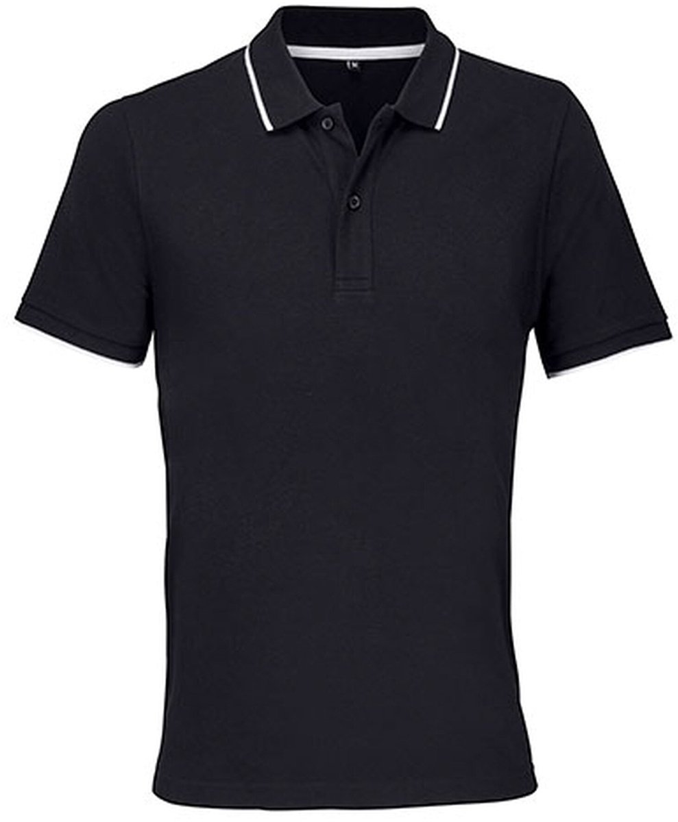 SOL'S Unisex Polo Shirt Palermo L04769 - Black/White - XL