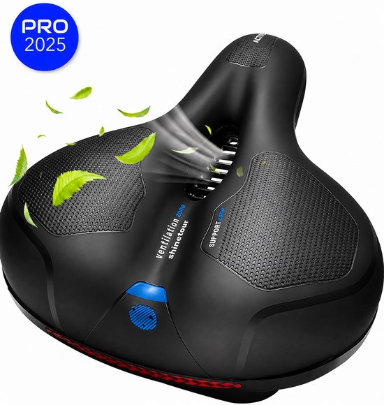 Fietszadel - Cloudcomfort Max Zadel - Comfortmax zadel - Cloudcomfort Pro Zadel - Fietszadel Heren Prostaat - Gelzadel - Gel Zadel - Dames en Heren - Zacht -