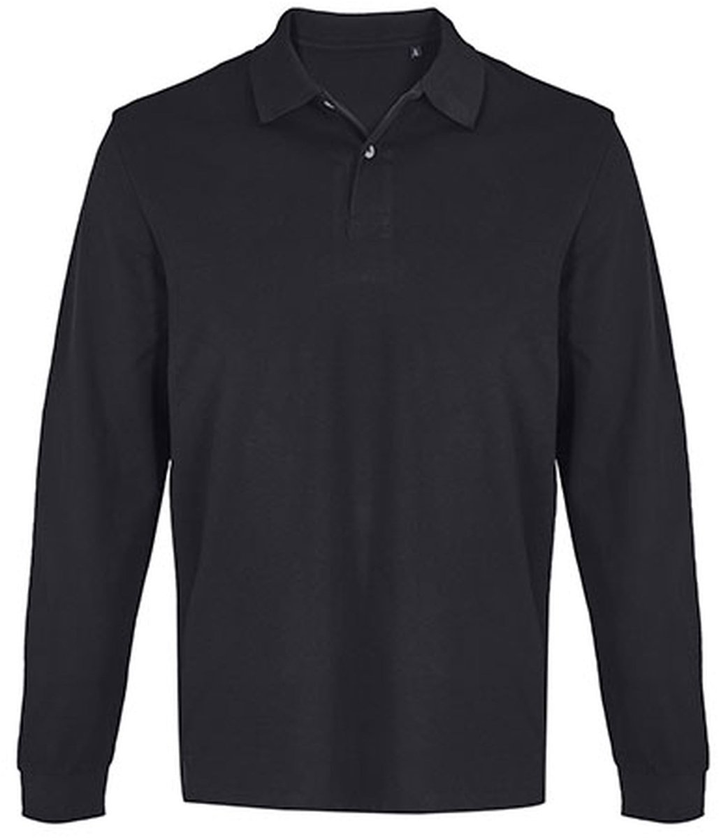 SOL'S Unisex Pacific Polo Shirt Longsleeve L04441 - Black - XXL