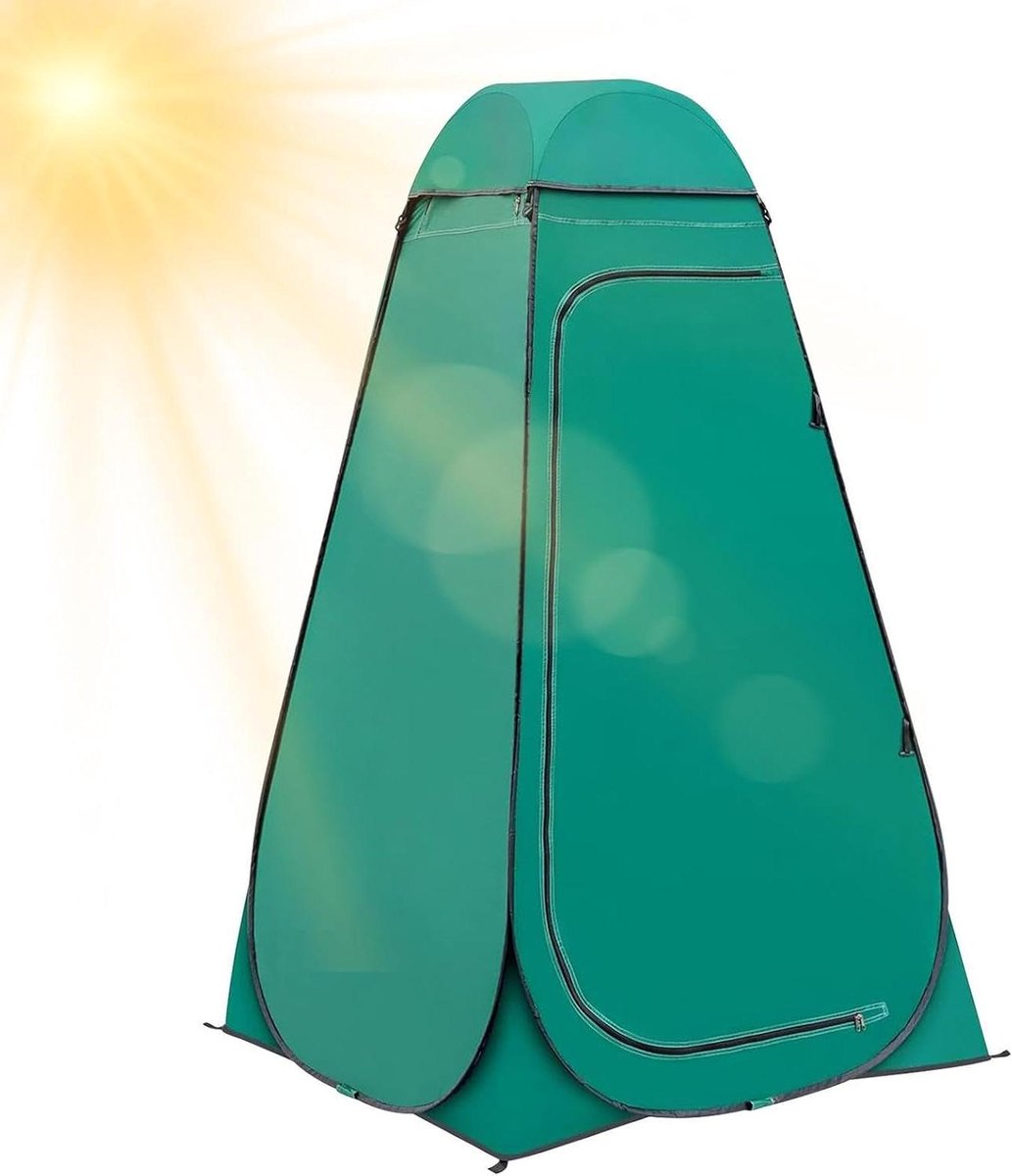 Privacy Tent - Kleedkamer Tent - Outdoor Douchen - Zelfnivellerend - 120 x 120 x 190 cm - Groen