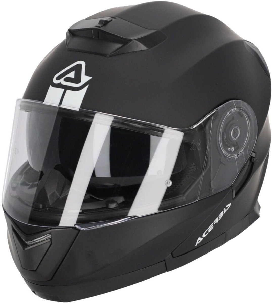 Acerbis Serel Solid Mat Zwart Systeemhelm - Helm