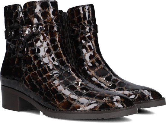 Gabor 511 Enkellaarsjes - Enkelboots met rits - Dames - Bruin - Maat 42
