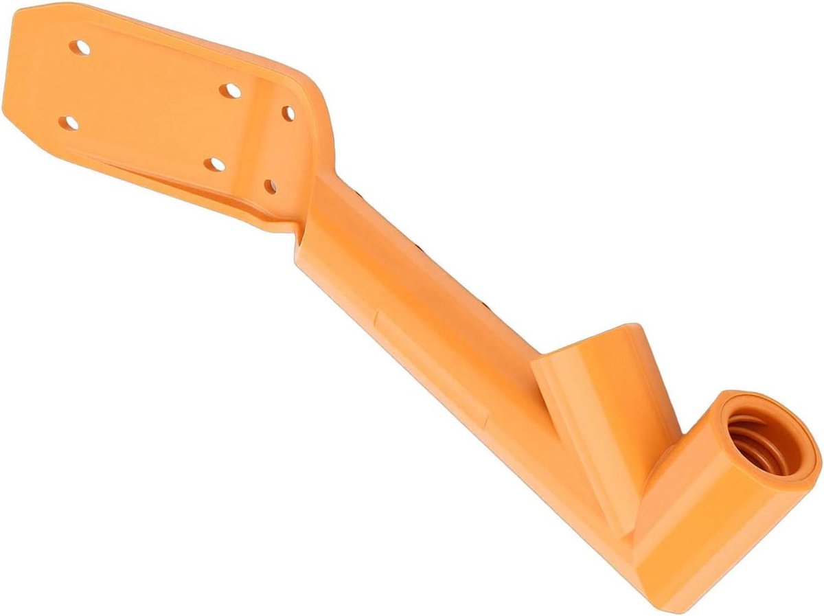 Dakgoot Schep - Gootreiniger Gereedschap - Dakgoten Schoonmaken - Dubbele Schroefdraad - 285 cm - Oranje