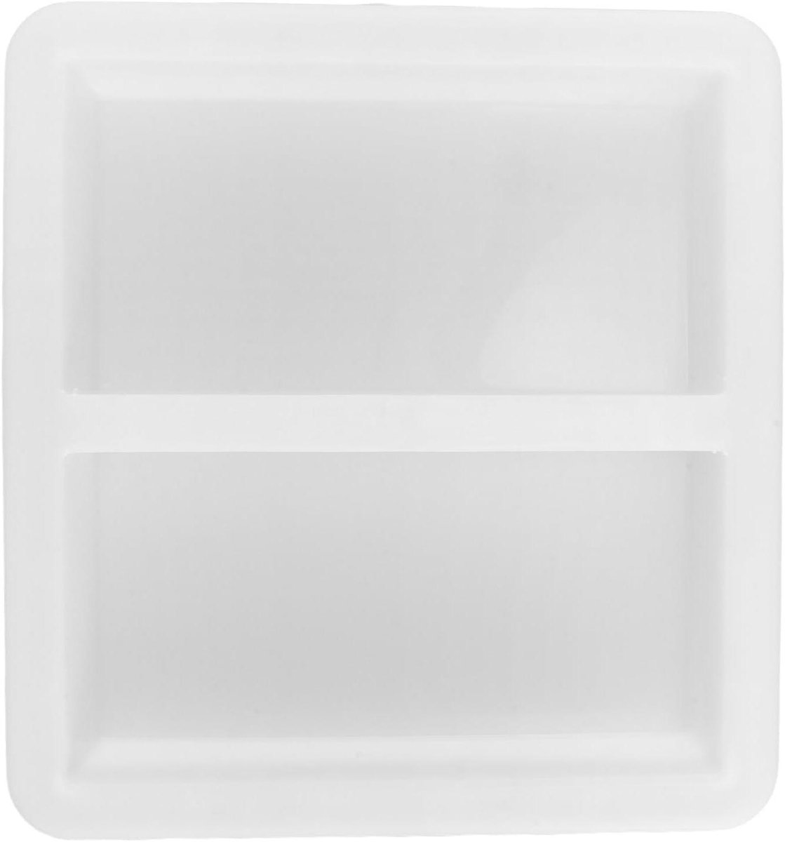 Betonmal Tuinpad - Stoeptegel mal - Tuinbestrating Maken - Herbruikbaar Plastic - 30.2 x 28 x 5 cm - Wit