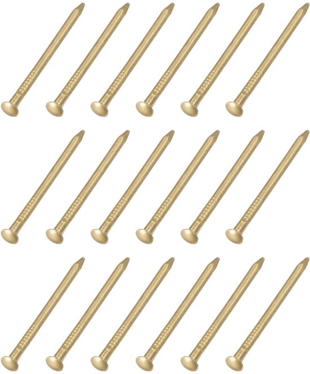 Kleine Messing Nagels 50 Stuks voor Houtbewerking