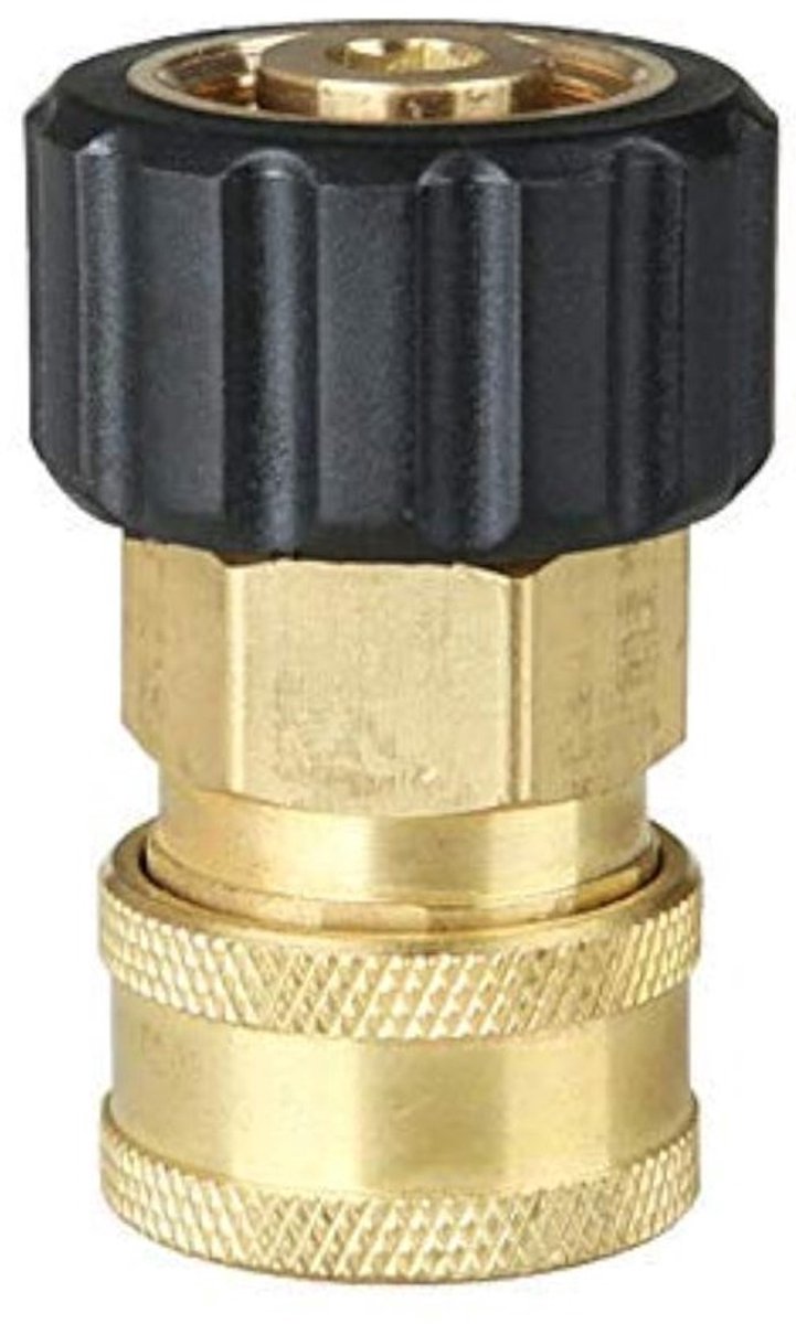 POWERTOOL M22 naar 1/4" Quick Release Adapter - Messing, Hoogdrukslangverbinder