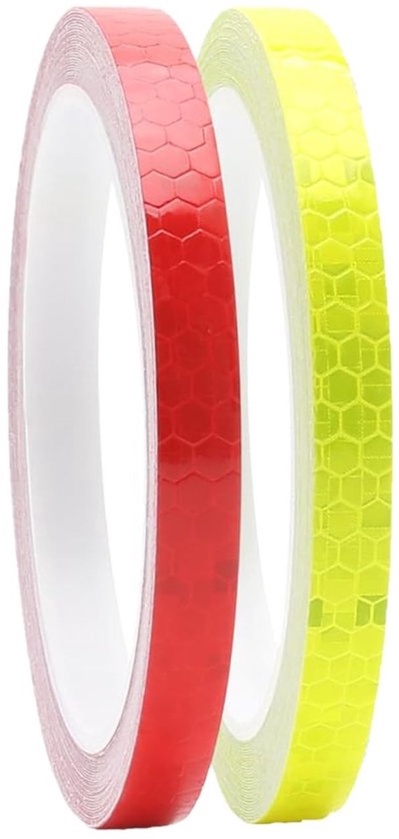 Reflectorband 2 Stuks - Zelfklevend - Reflecterende Tape - Fietsreflectorstickers - Veiligheid - Sterke Hechting - Reflectietape