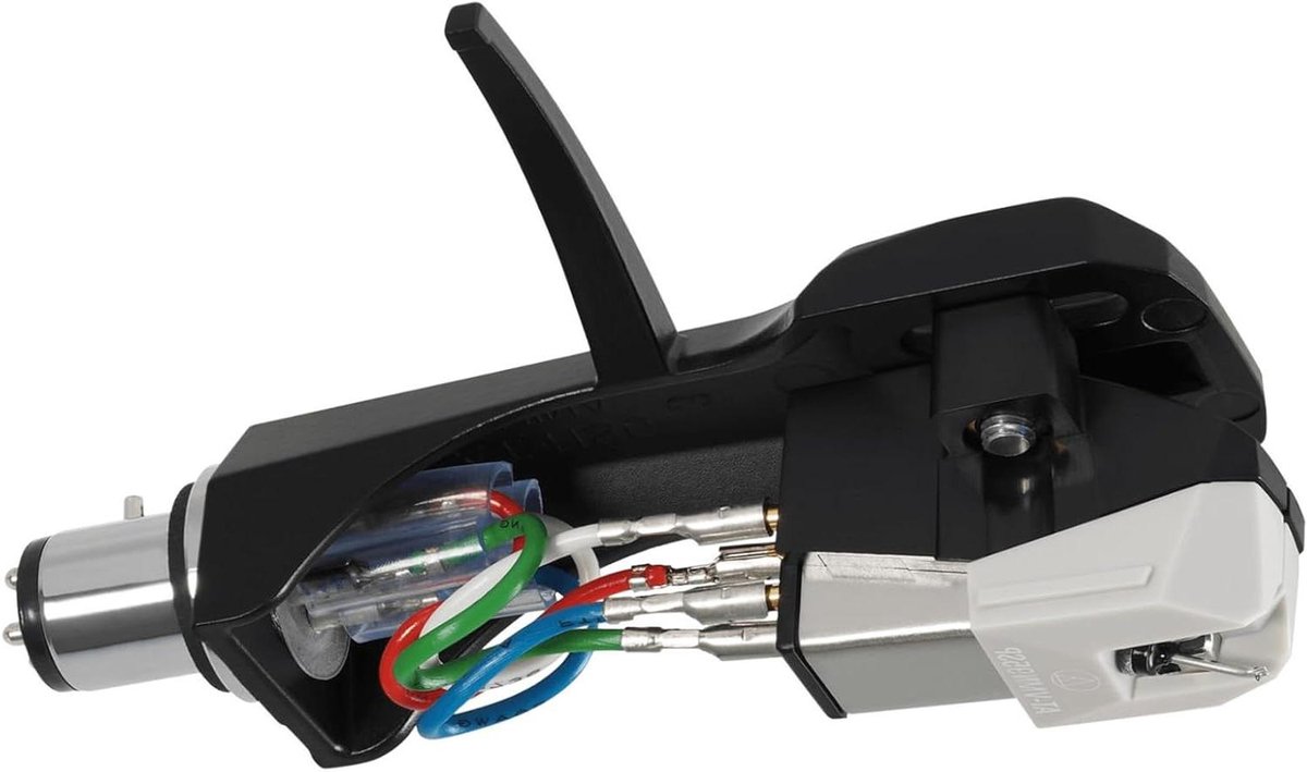 Pickupelement met Headshell - Naaldsysteem - Muziek Afspelen - Dual Magnet Systeem - Half-inch - Grijs