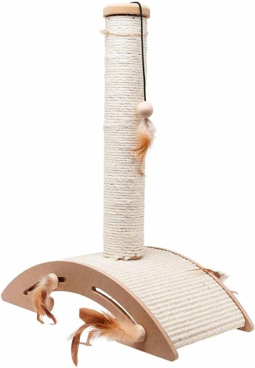 Krabpaal Sisal - Kattenmeubel - Kattenvermaak - Met Speelgoed - 1.34 kg - Niet gespecificeerd
