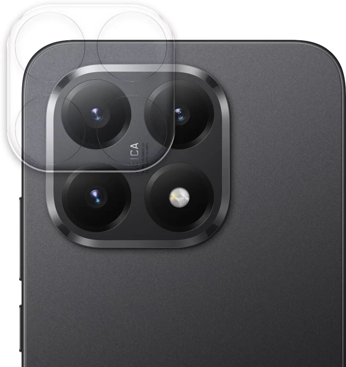 Rosso Camera Protector Geschikt voor Xiaomi 15T Pro - Lens Bescherming - Case Friendly - Ultra Dun Glas - Transparant