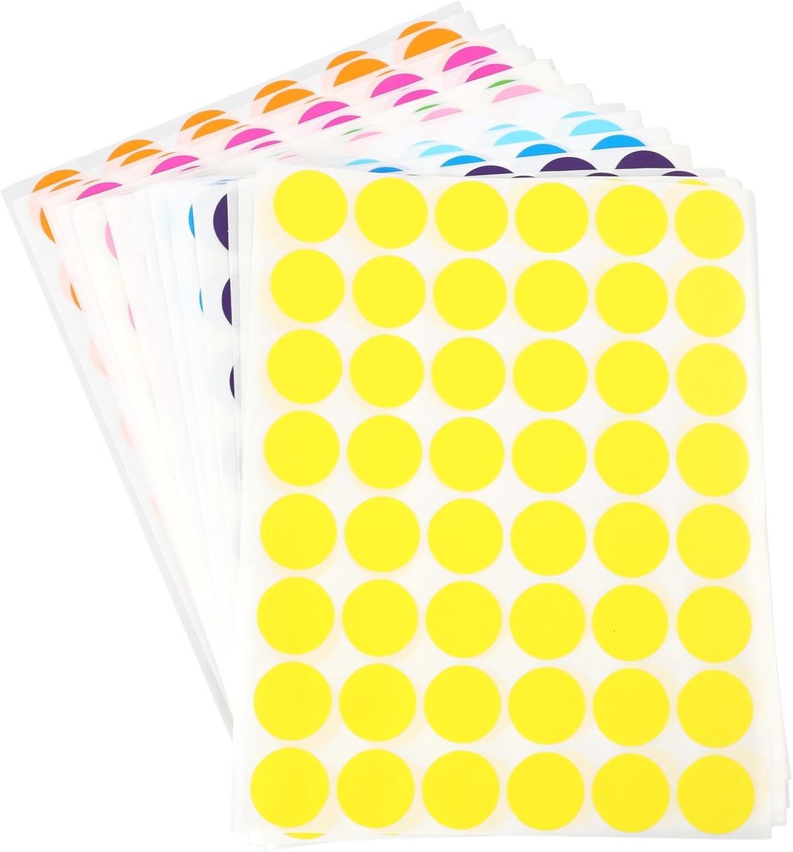 Ronde Stickers - Etiketten Punten - Classificeren Organiseren - 10 Kleuren - 20 mm - Multicolor
