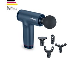Beurer MG 97 PowerReload Compact Massage Gun – Massage Apparaat & Massagepistool voor Spieren – 5 Standen – 5 Opzetstukken – 10 mm Amplitude – Tot 4 Uur Accu – 3 Jaar Garantie