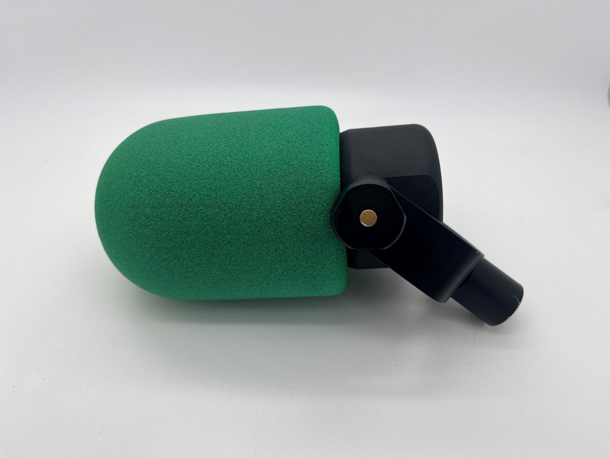 Microfoon plopkap -Groen- Geschikt voor de rode podmic
