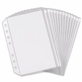 Consumerce® A6 Geldmapjes met Zipsluiting - 12 Stuks - 17,5 x 8cm - Hersluitbare Gripzakjes voor Budget Planner, Cash Stuffing, Spaarmap, Spaarboekje en Kasboek - Briefgeld Mapje - Geldenveloppen - Geld Sparen Spaar Challenge - Huishoudboekje