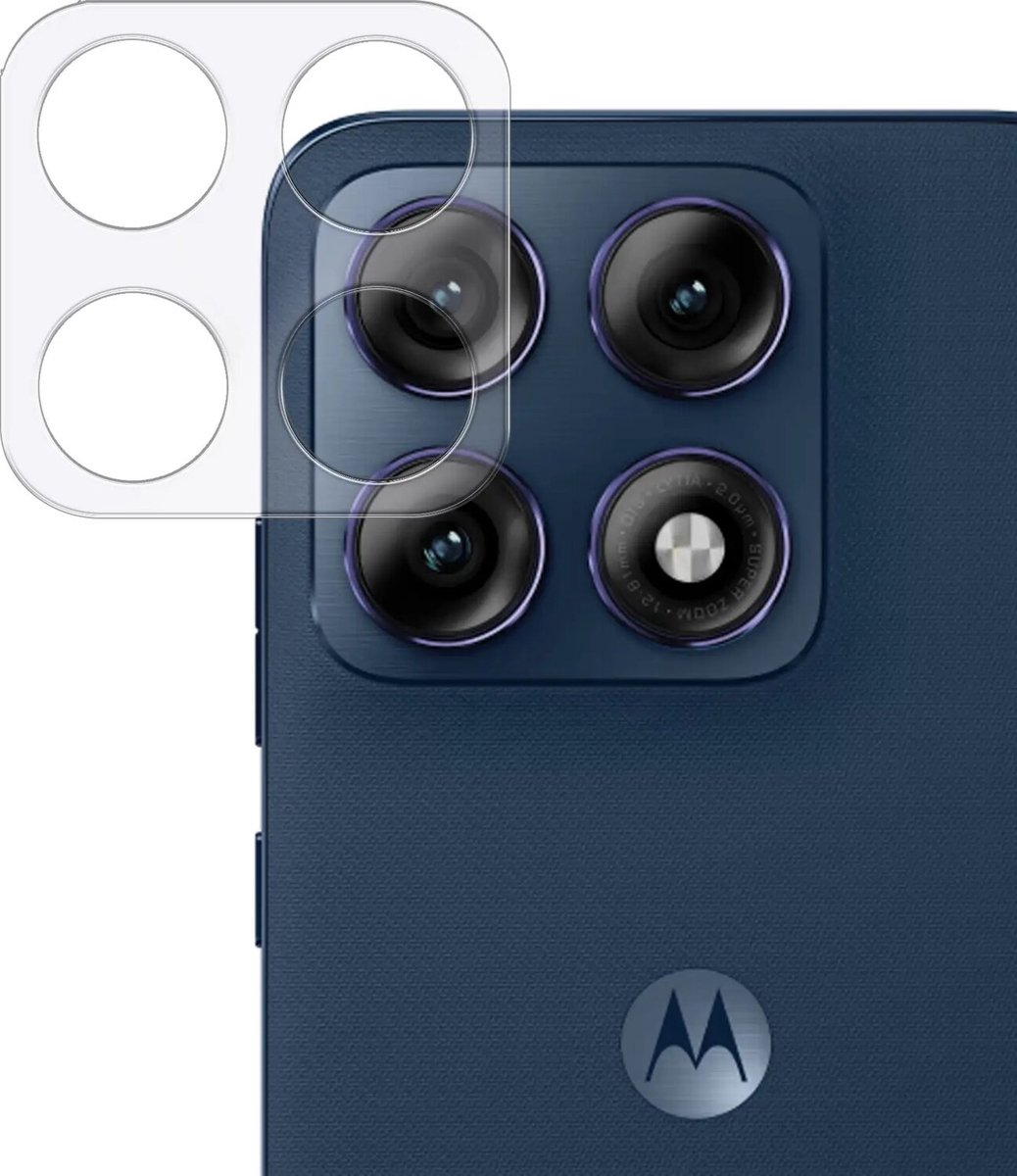 Rosso Camera Protector Geschikt voor Motorola Edge 70 Pro - Lens Bescherming - Case Friendly - Ultra Dun Glas - Transparant
