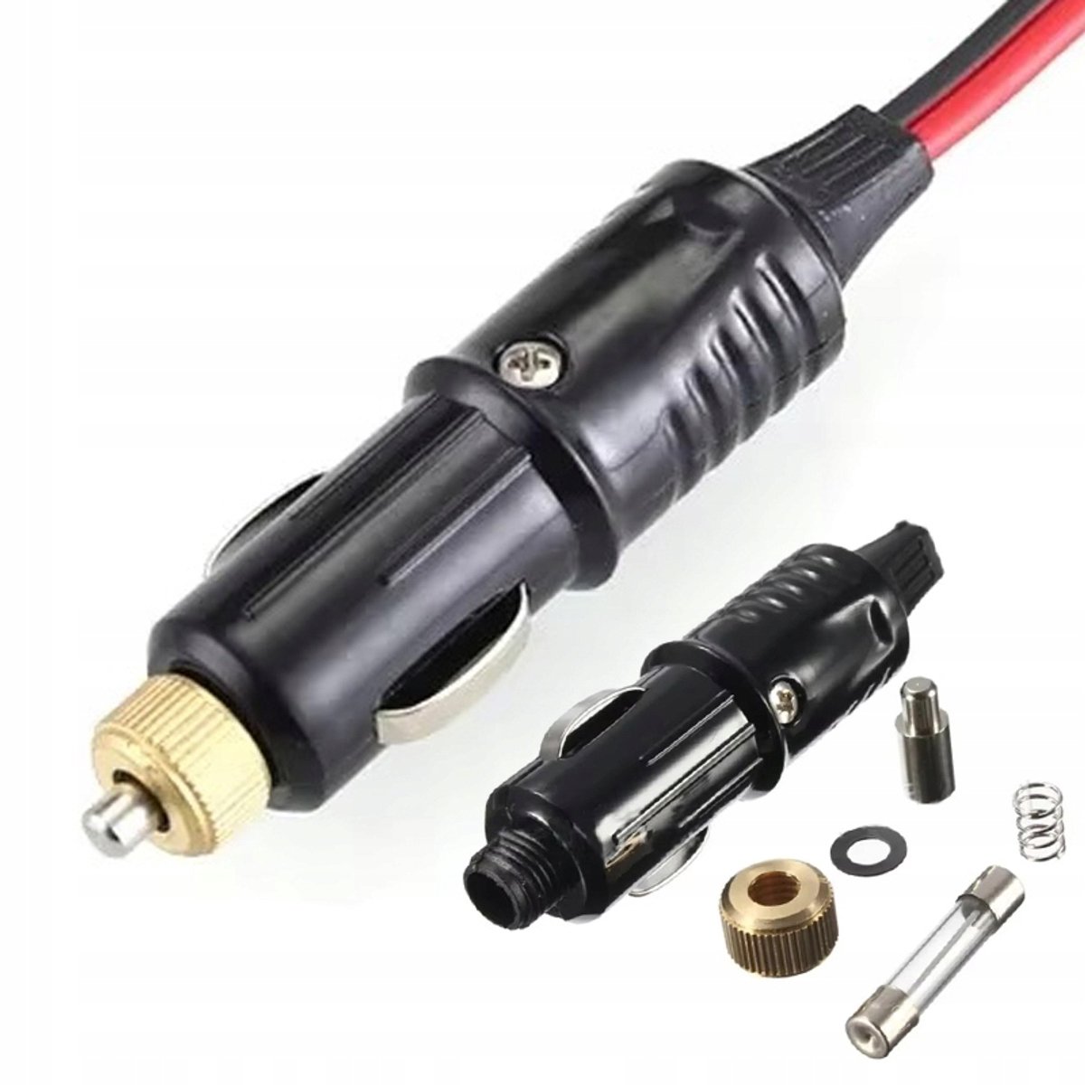 Rosfix Aanstekerplug Auto - Voor Soldeerverbinding, met Zekering 20A 12/24V