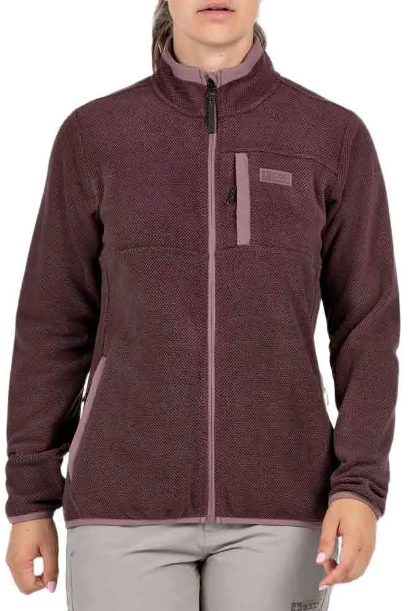 +8000 Gamli Fleece Met Volledige Rits Paars S Vrouw