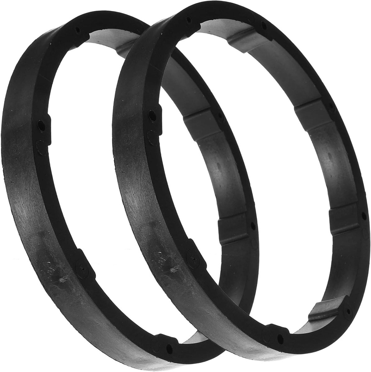 Auto Speaker Spacer Ring - Luidspreker Adapter - Auto Audio Verbeteren - Lichtgewicht Plastic - 6.5 inch - Zwart