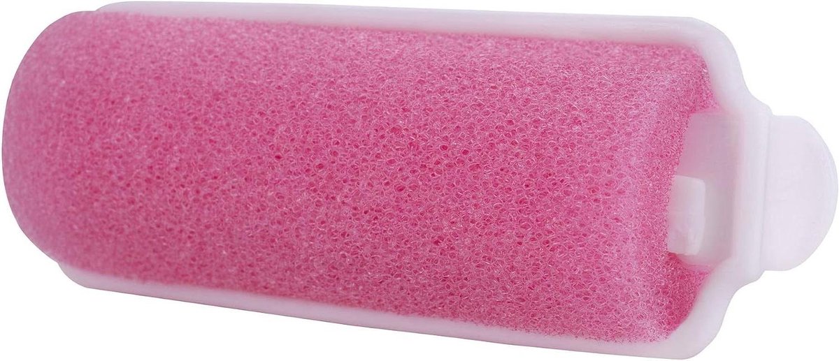 Krulspeldenset Haarrollers - Flexibele Haarstyling - Natuurlijke Krullen Maken - Met Sluitclips - 12 stuks - Roze