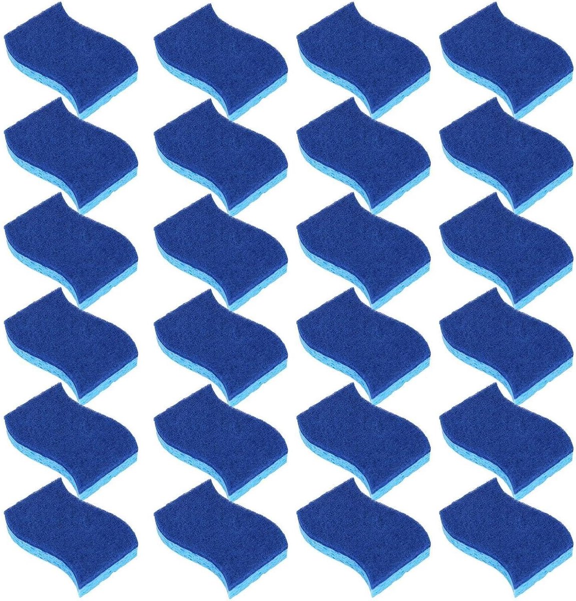 Keukensponsjes - Afwassponsjes Schuursponsjes - Afwassen Vaat - Dubbelzijdig Absorberend - 24 stuks - Niet gespecificeerd
