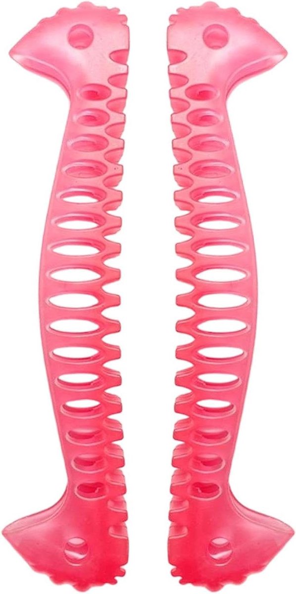 Schaatsbeschermers - Schaats-hoesjes - Bescherming schaatsen - Flexibel en koudebestendig - 33-38.5cm - Roze