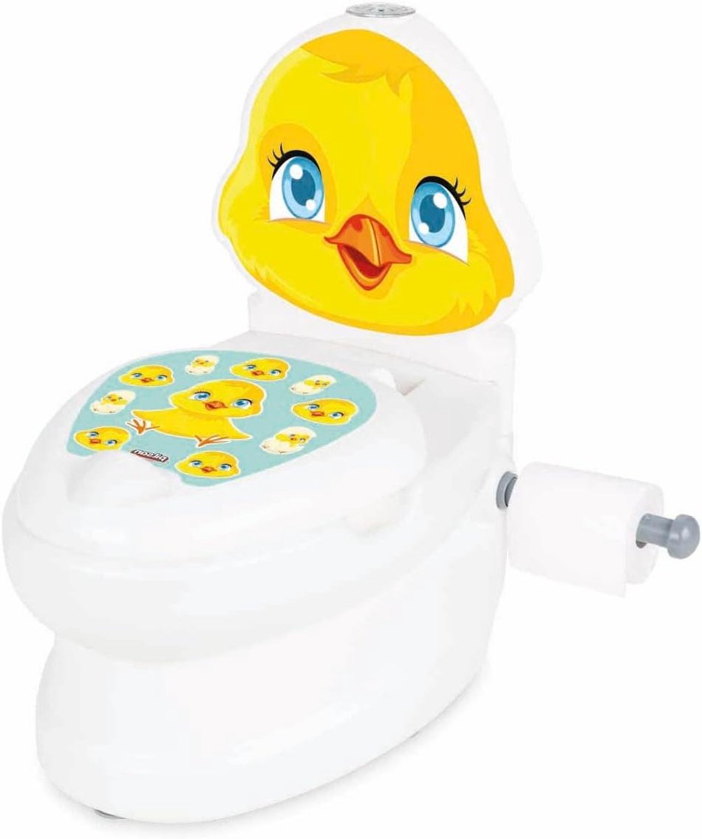Kinder Potje - Potjestraining Toilet - Kind Zindelijk Maken - Realistisch Sifon Geluid - 41 x 26 x 45 cm