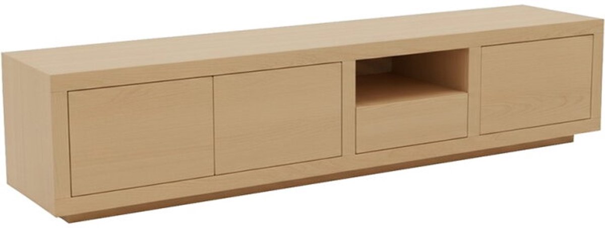 Tv meubel Tampere eikenfineer 190x42x50 cm - Natural Oak - Naturel