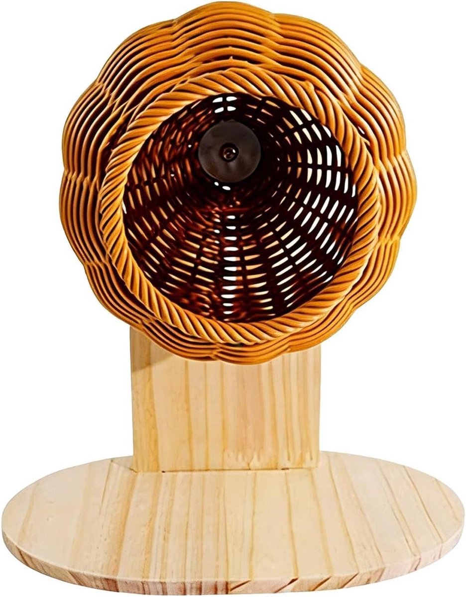 Vogelnest - Kunststof Rotan - Vogelverblijf - Luchtdoorlatend - 26 x 21 x 11 cm - Bruin