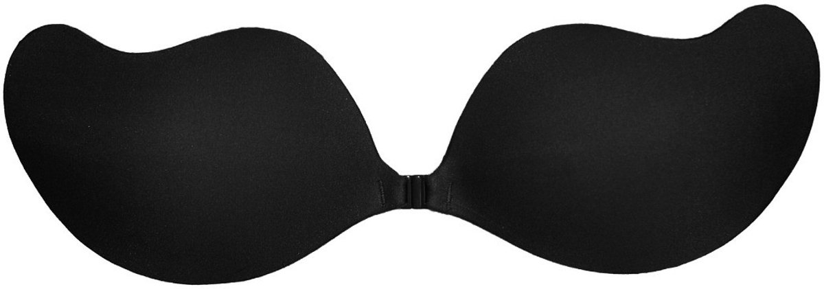 MAGIC Bodyfashion Plak BH - Plak bh push up - MAGIC Bodyfashion Angel Bra - Plak bh cup B - Zwart - Zelfklevende bh - Strapless bh - bh accessoires - BH voor open rug - BH zonder achterkant Black
