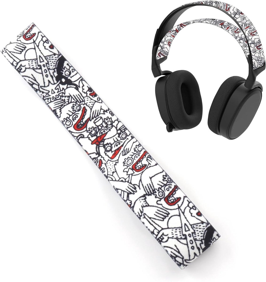 Hoofdband Kussen - Hoofdband Pad Reparatie - Hoofdtelefoon Repareren - Eenvoudige Installatie - 53 x 35 cm - Kleur-C