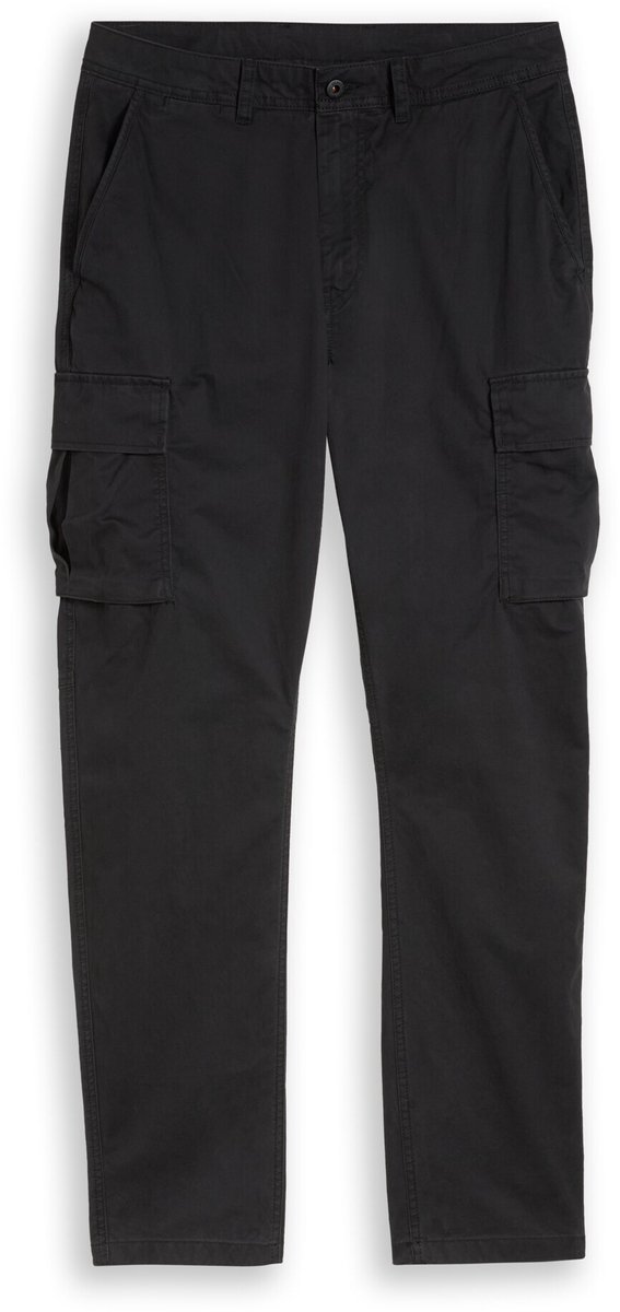 Tom Tailor Denim - TTREGULAR cargobroek - Maat L - Black