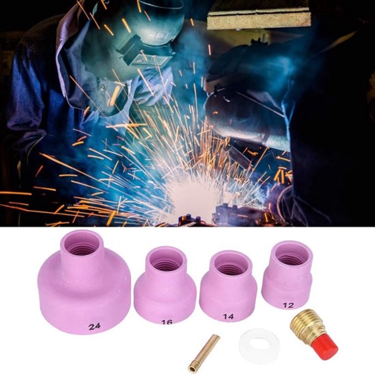 Keramische Nozzle - Zandstraal Nozzle - Aluminiumoxide - Lasapparatuur - 13x8x6 mm - Duurzaam ontwerp - Zandstraalnozzle