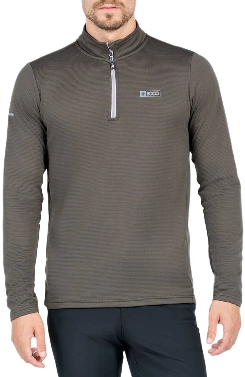 +8000 Montemol T-shirt Met Lange Mouwen Grijs L Man