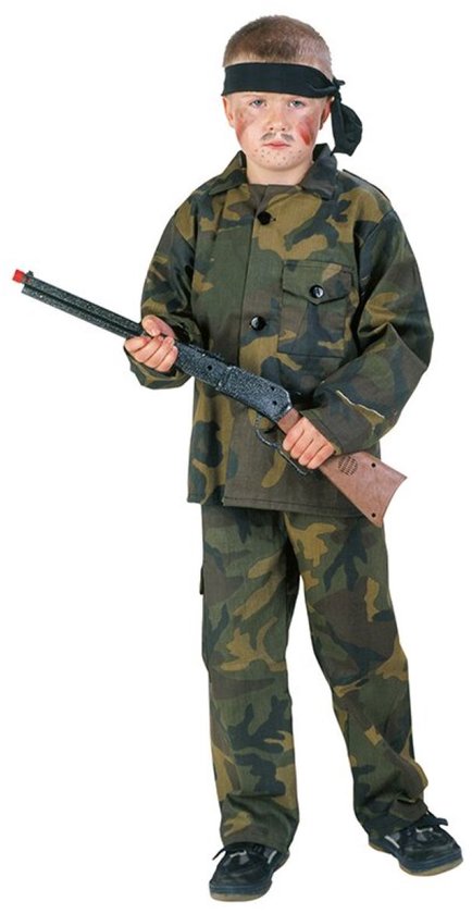 Kinder Soldatenpakje Rambo 2-delig Maat 152