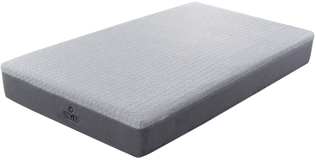seven 24cm Platinum Pocketspring matras - 24 cm - Anti-Allergie Antraciet