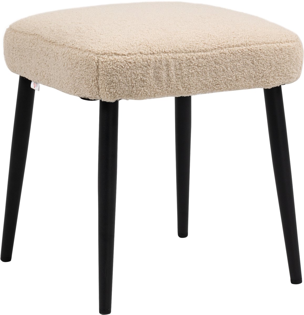 Krukje - voetenbankje - teddybeer - voetenbankje - beige