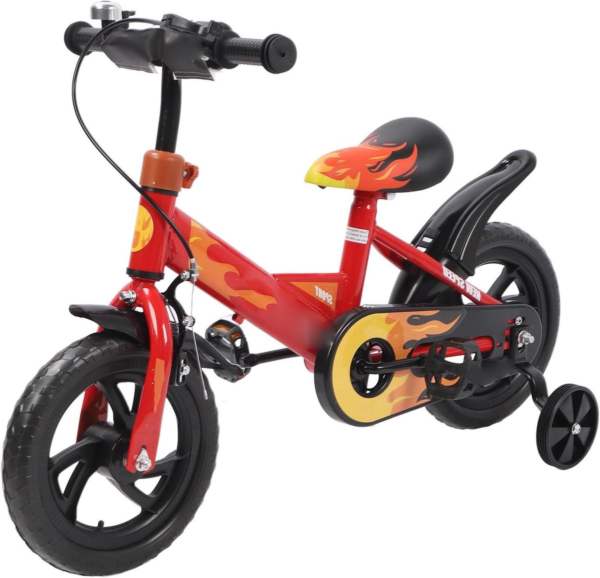 Kinderfiets - Loopfiets - Leren Fietsen - Stabiele Structuur - 12 Inch - Blauw