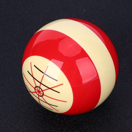 Cue Ball - 57,2mm Hoogwaardige Hars - Biljartballen - Trainingsbal - Slijtvast - Lichtgewicht - Geschikt voor Pool en Snooker - Biljartbal — afbeelding 3