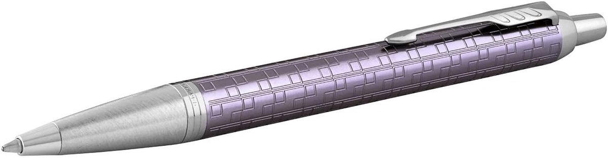 Balpen met Gravure - Schrijfgerei Pennen - Persoonlijk Gebruik - Met Lasergravure - 136 cm - Donker Violet