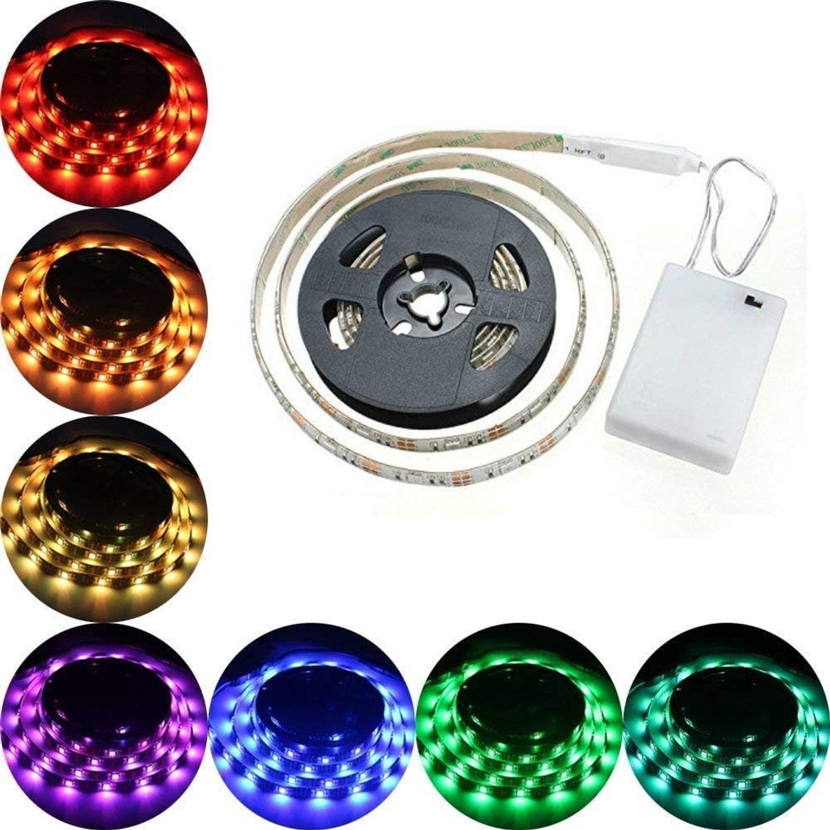LED strip - Verlichting - Decoratieve verlichting - Waterdicht ontwerp - 50 cm - Veelkleurig