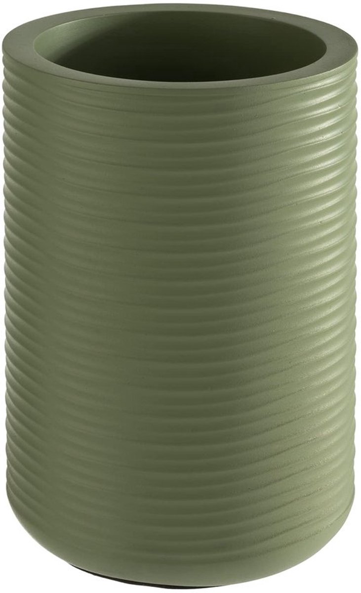 Flessenkoeler Beton - Meubelvriendelijke Onderkant - Voor 0,7-1,5 Liter Flessen - Ø 13/10 cm - Hoogte 19,5 cm - Professioneel Gebruik - Drankkoeler