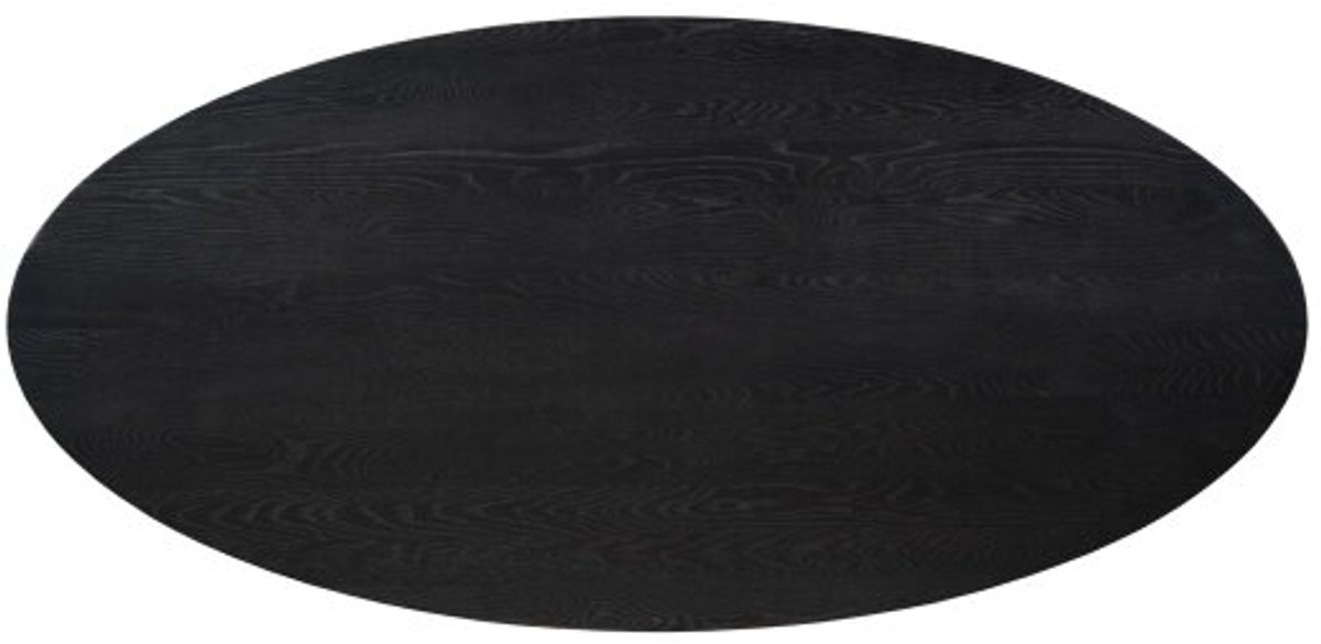 Eiken Blad Ferris Ovaal 240 cm Zwart
