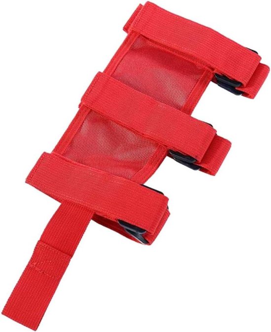 Brandblusser Bevestigingsband - Auto Houder - Kofferbak Organiseren - Verstelbaar Universeel - 40x23cm - Rood